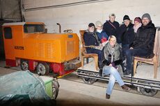 Die ganze Truppe auf dem Lehmbähnli - LandquartKultur, Landquart