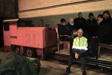 Die ganze Truppe auf dem Lehmbähnli - LandquartKultur, Landquart