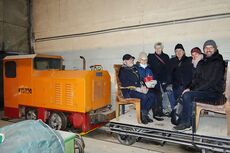 Die ganze Truppe auf dem Lehmbähnli - LandquartKultur, Landquart