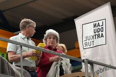 Vereinsversammlung LandquartKultur in der Casa Rossa, Atelier Sonja Knapp (Skulpturen, Gemälde, Metall)