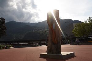 Holzskulpturen Vernissage in Landquart, LandquartKultur